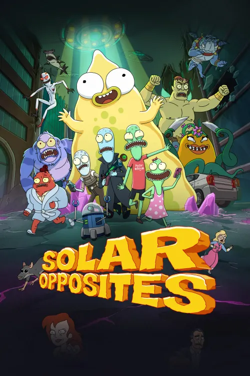 Solar Opposites (Serie) Temporada 1-6 (2020-2025) Latino